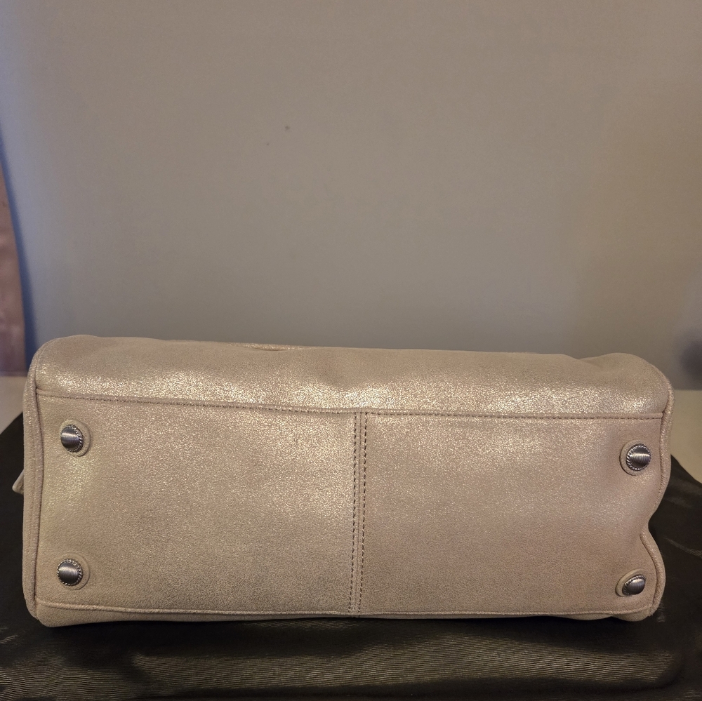 Vintage JUDITH RIPKA "Jane" east/west Zip Top Bag with Front Pocket. - Picture 11 of 12